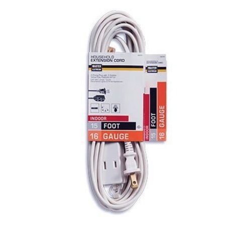 PT HO WAH GENTING Me 15' 16/2Wht Ext Cord 09414ME